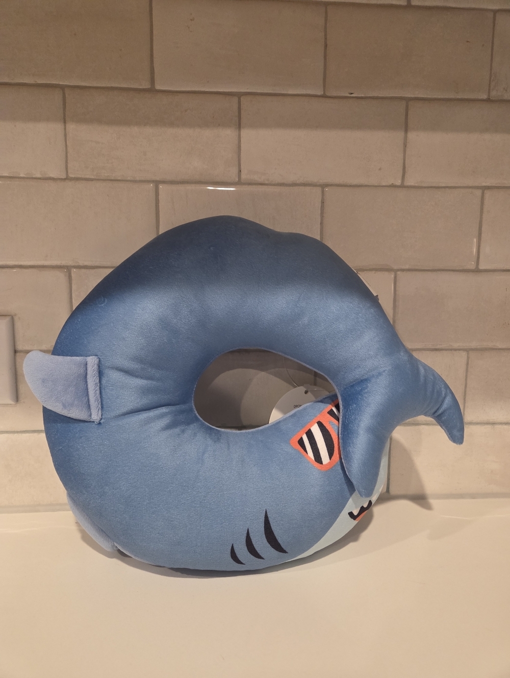 Blue Shark Neck Pillow Nwt
